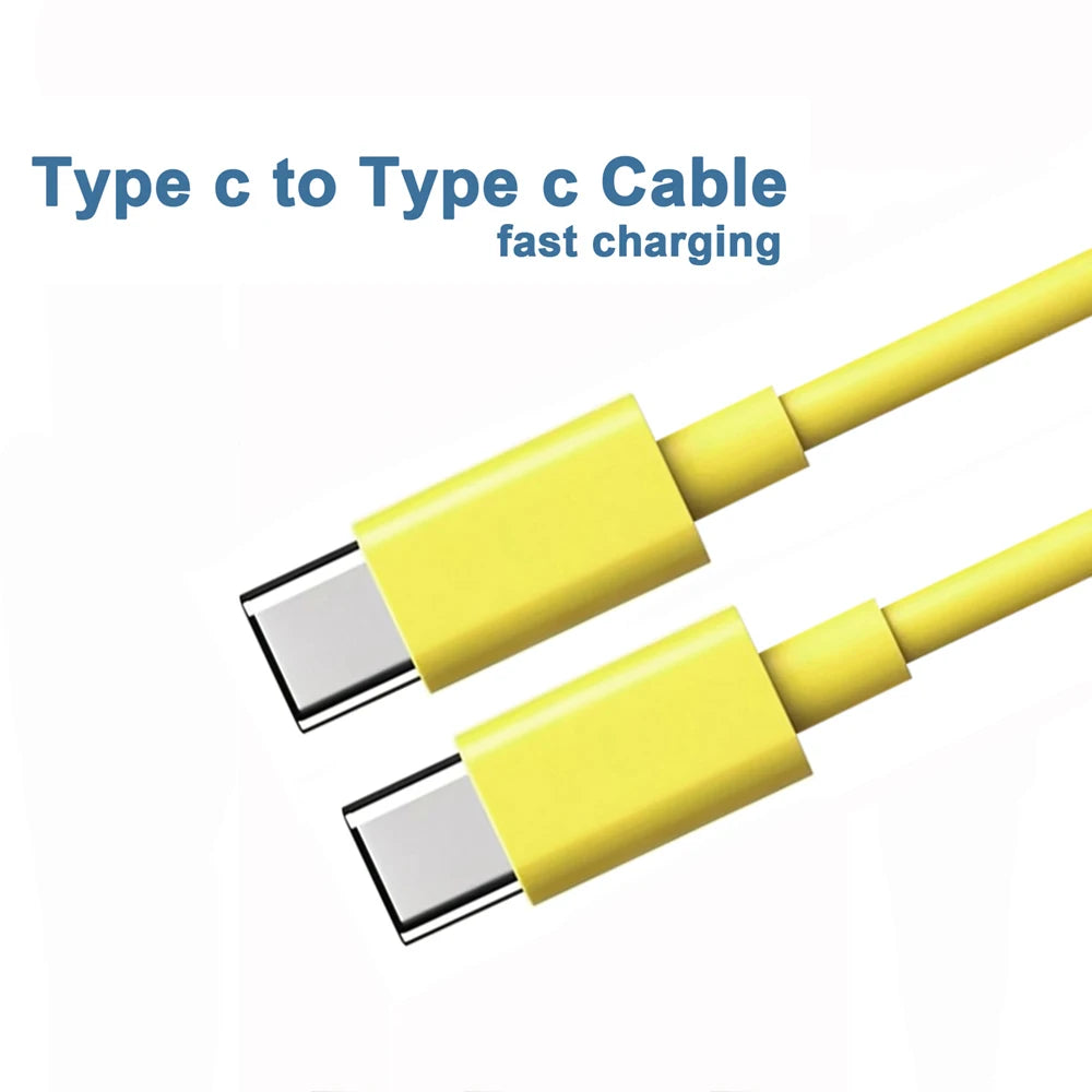 Original USB C Cable to USB C 60W Fast Charging Charger