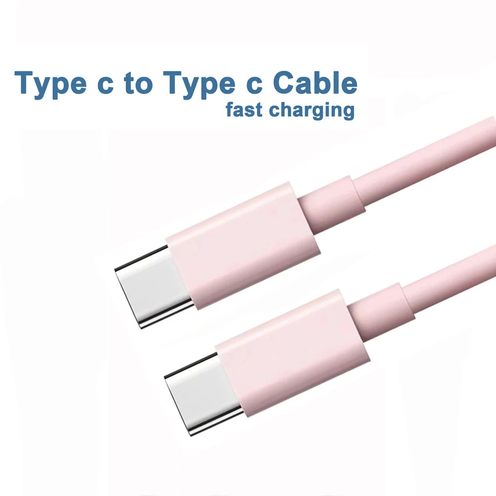 Original USB C Cable to USB C 60W Fast Charging Charger