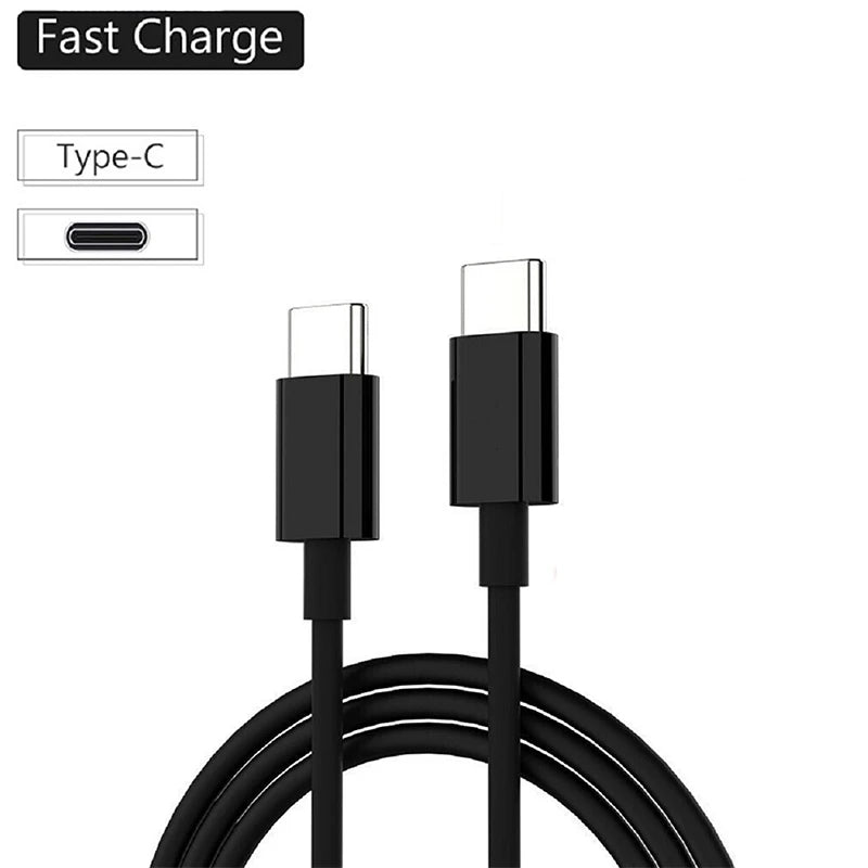 Original USB C Cable to USB C 60W Fast Charging Charger