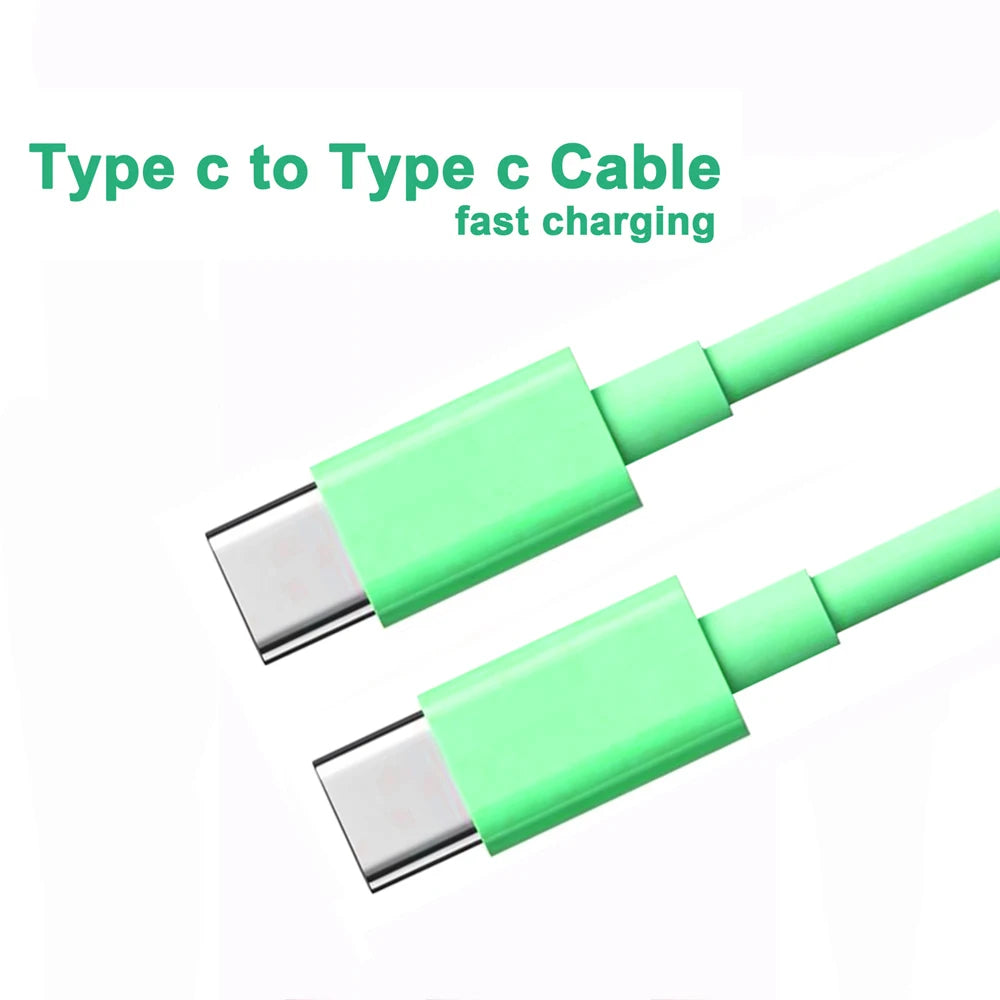 Original USB C Cable to USB C 60W Fast Charging Charger