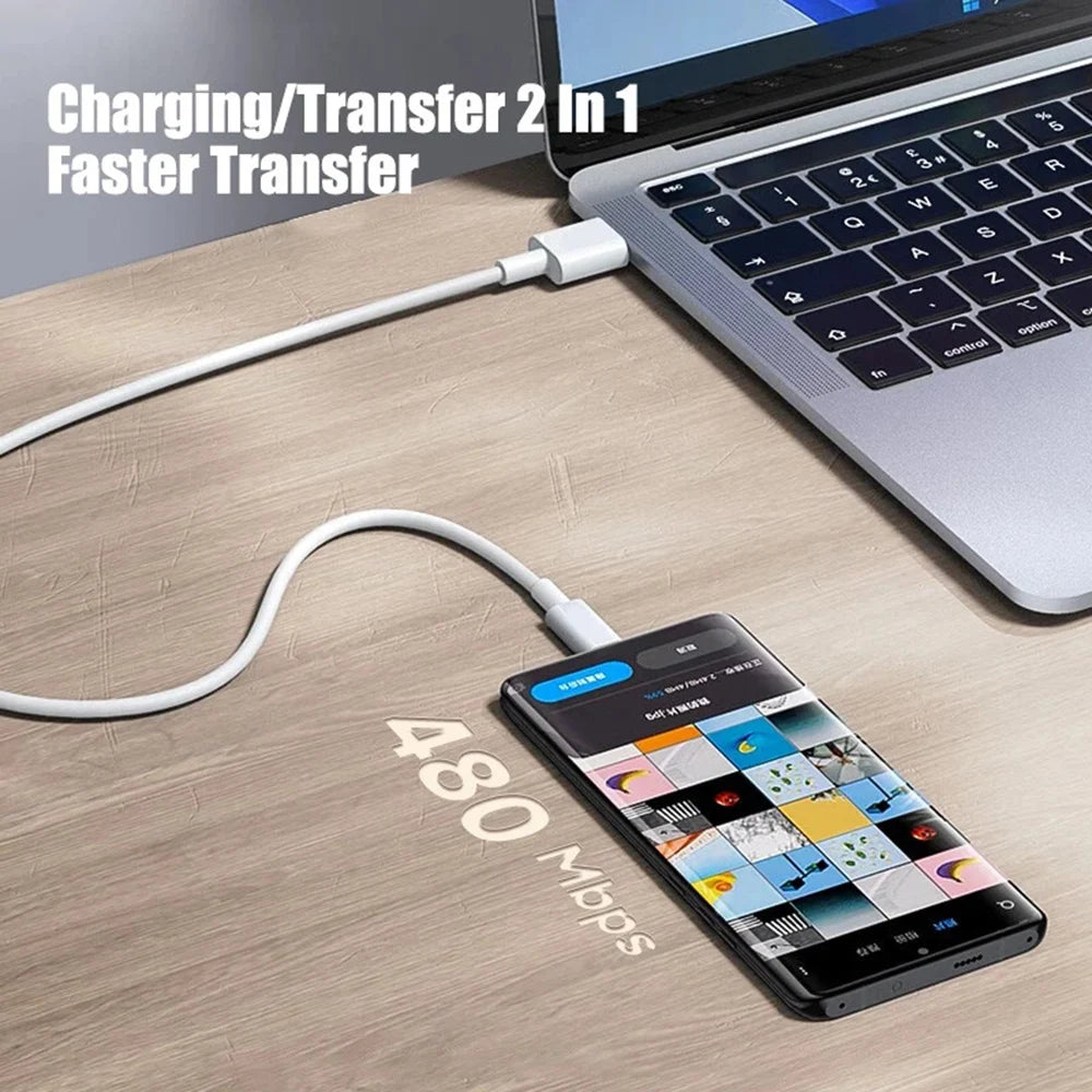 Original USB C Cable to USB C 60W Fast Charging Charger