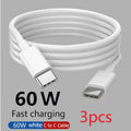 Original USB C Cable to USB C 60W Fast Charging Charger