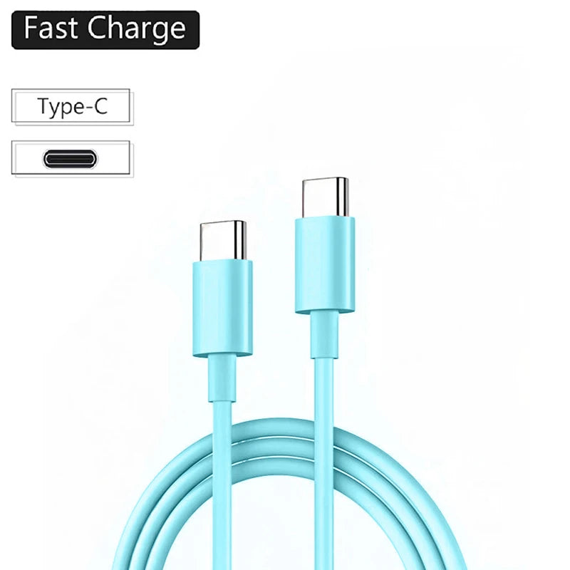 Original USB C Cable to USB C 60W Fast Charging Charger