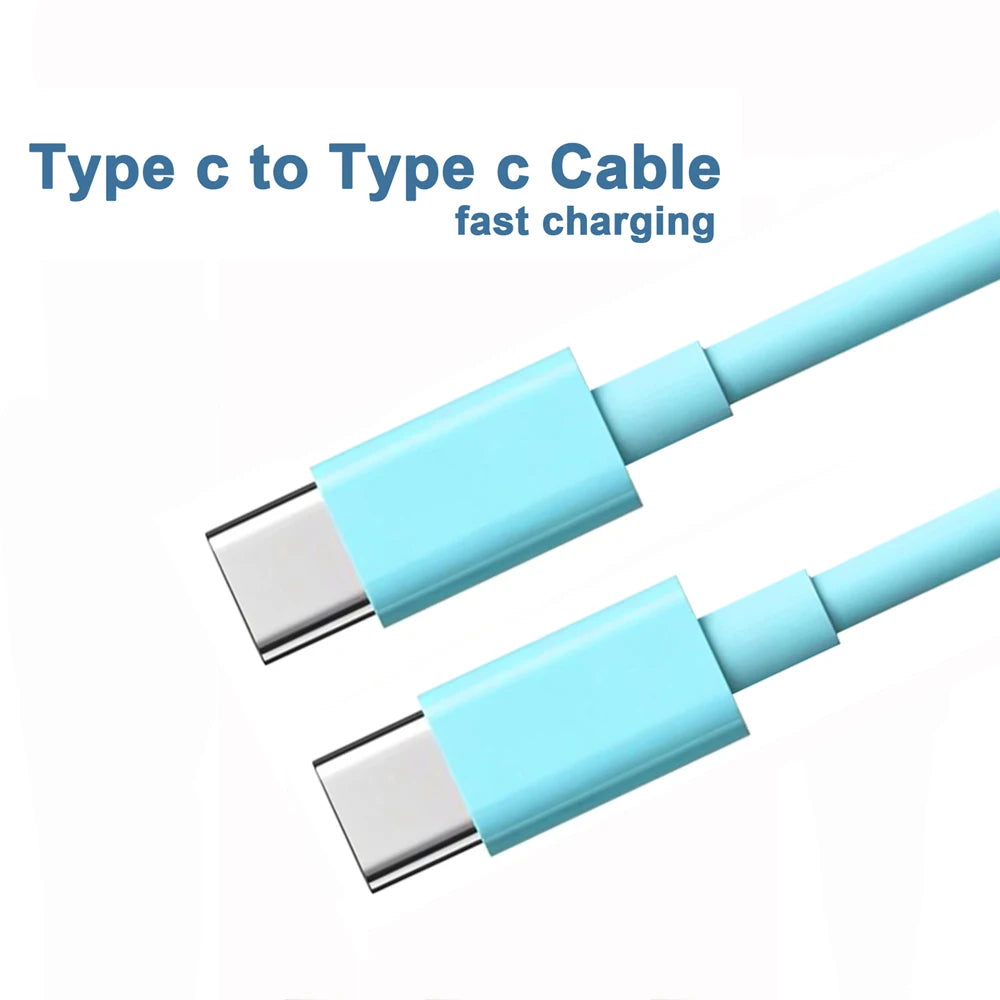 Original USB C Cable to USB C 60W Fast Charging Charger