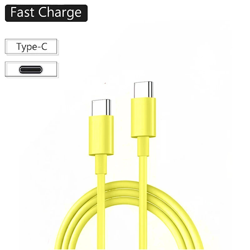Original USB C Cable to USB C 60W Fast Charging Charger