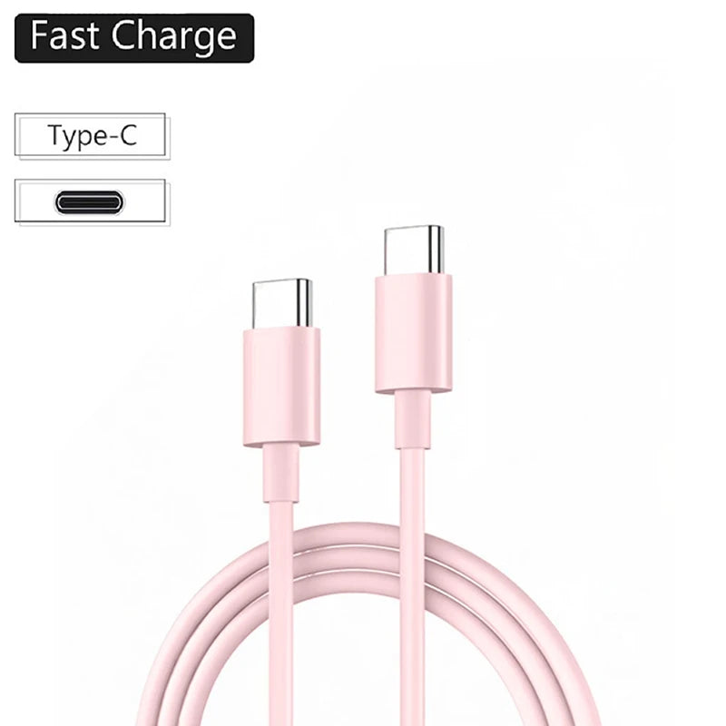 Original USB C Cable to USB C 60W Fast Charging Charger